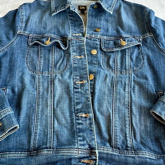 Vintage Lee Blue Jean Jacket No 3081176 Size 2X - Picture 2 of 9